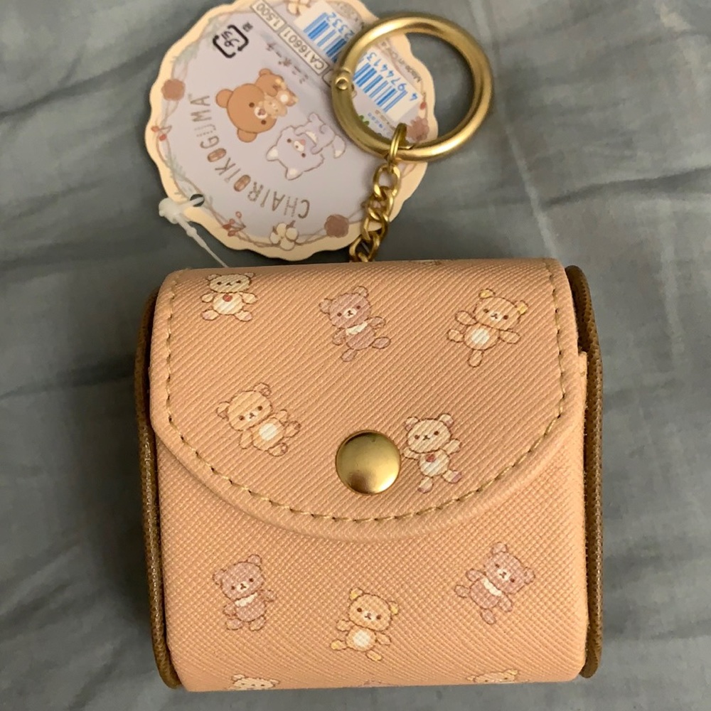 Rilakkuma 🐻CA16601 Chairoikoguma Gyutto Plush Mini Pouch